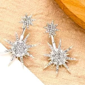 Silver spikes earring’s